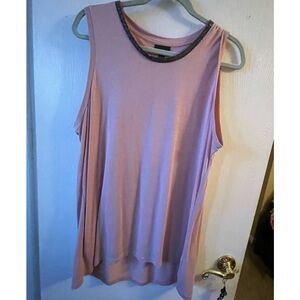 Mossimo XL long tank top. Sparkles around the neck